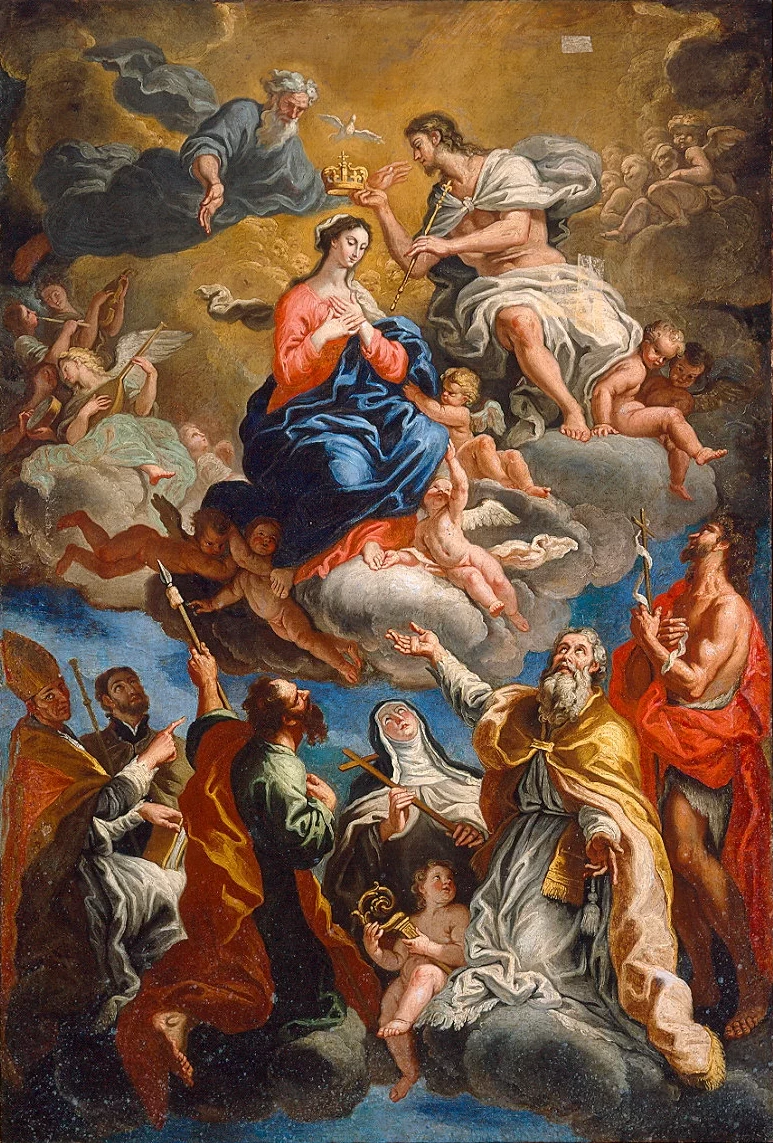 Madonna incoronata coi Santi Bernardo, Francesco Saverio, Tommaso, Maria Maddalena de' Pazzi, Ilario, Giovanni Battista - Galleria Nazionale di Parma, Palazzo della Pilotta